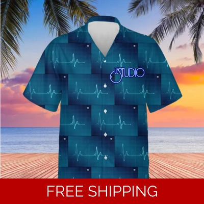 Hawaiian Shirt Unisex Le Studio Vital Signs 4